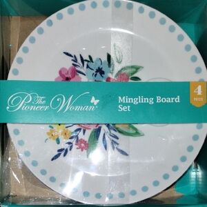 The Pioneer Woman Floral Mingling Board Set 4pc Lot of 2